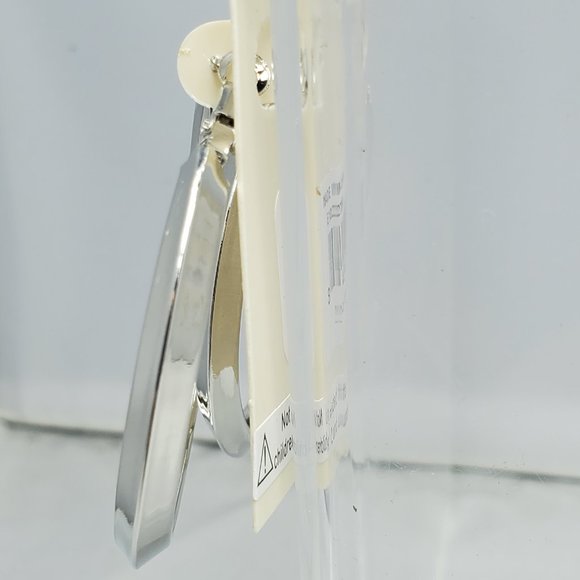 2 PAIRS OF MYSTIQUE GOLD SILVER HOOP EARRING - Picture 3 of 5